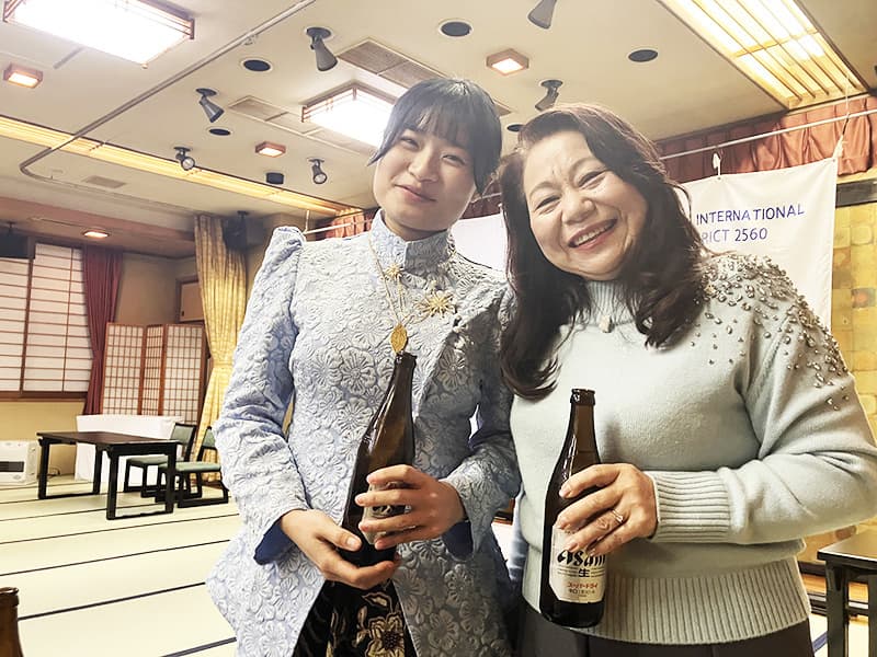 ソニアさんと小池君